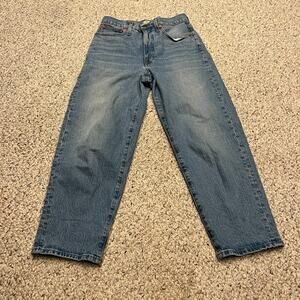 Madewell Balloon Jeans Sz 27 Denim Stretch Casual Light Wash
